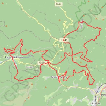 Trace GPS Rando du Donon, itinéraire, parcours