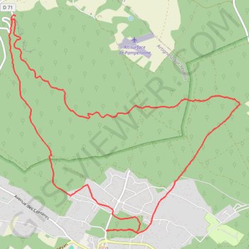 Trace GPS Regusse-Artignosc par le Bois des Collocations, itinéraire, parcours