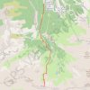 Trace GPS Col de l'Ane par le vallon de l'Essaleyte, itinéraire, parcours
