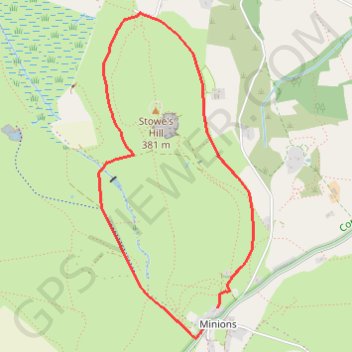 Trace GPS Minions - Stowe's Hill, itinéraire, parcours