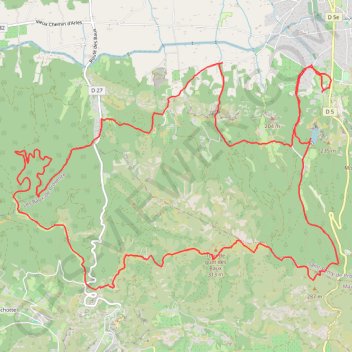 Trace GPS Saint-Rémy Les Baux, itinéraire, parcours