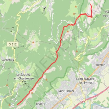 Trace GPS Traversée - Jour 2, itinéraire, parcours
