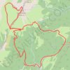 Trace GPS Mont Colombier, itinéraire, parcours