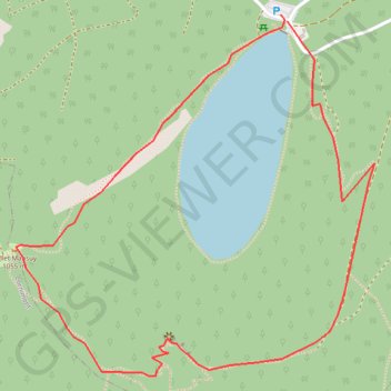 Trace GPS Le Lac des Corbeaux - La Bresse, itinéraire, parcours