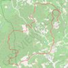Trace GPS Le tour du Devès (Le Barroux, 84), itinéraire, parcours
