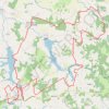 Trace GPS Autour des lacs de Haute-Charente, itinéraire, parcours