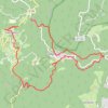 Trace GPS Col du Rédarès, itinéraire, parcours