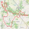 Trace GPS Rando APE 45km 12-04-2015, itinéraire, parcours