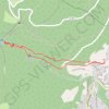 Trace GPS Via ferrata de St-Vincent de Mercuze, itinéraire, parcours