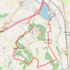 Trace GPS Lac de Pont-l'Évêque, itinéraire, parcours