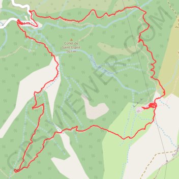 Trace GPS Mine de l'Eguisse Duranus, itinéraire, parcours