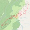 Trace GPS Les Anciennes Ardoisières de Cevins et de la Bâthie depuis Bénétant, itinéraire, parcours
