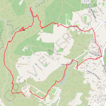 Trace GPS Vallon de Sénancole, itinéraire, parcours