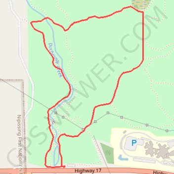 Trace GPS Duchesnay Falls Loop, itinéraire, parcours