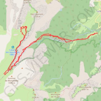 Trace GPS Pas des Bachassons depuis les Pellas (Vercors), itinéraire, parcours