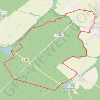 Trace GPS Forêt domaniale de Senonches, itinéraire, parcours