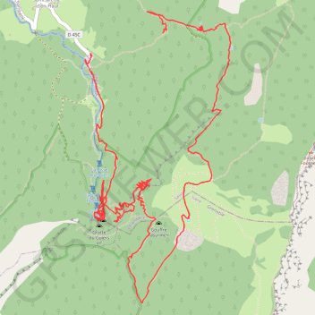 Trace GPS Cirque de Saint Meme, Pas de la Mort et Chemin de Tracarta, itinéraire, parcours