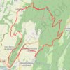 Trace GPS Col du Caut, itinéraire, parcours