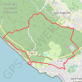 Trace GPS 🚴 Boucle de la Palud, itinéraire, parcours