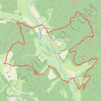 Trace GPS Autour de La Petite Verrière, itinéraire, parcours