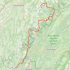 Trace GPS Grande Traversée des Lacs (Étape 1) - Thoirette, itinéraire, parcours