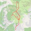 Trace GPS Aspremont Croix de Cuor Mt Cima grotte, itinéraire, parcours