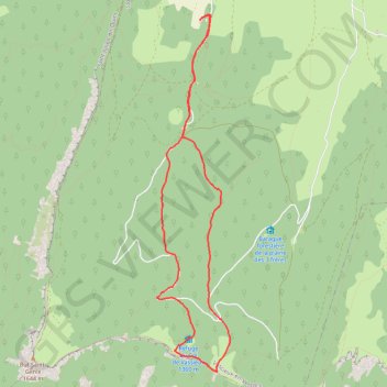 Trace GPS Col de vassieux, itinéraire, parcours