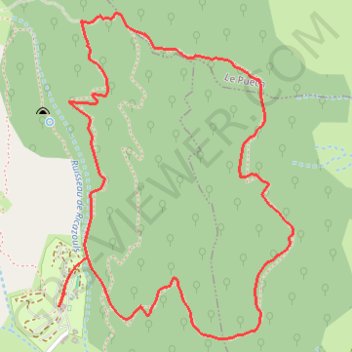 Trace GPS La forêt d'Octon, itinéraire, parcours