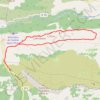Trace GPS Traversée du Gros Pounch depuis le Col de la Sine, itinéraire, parcours