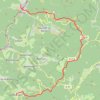 Trace GPS Traversée des Vosges - De Claquette à Ranrupt, itinéraire, parcours