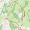 Trace GPS Les Balmes de Montbrun - Mirabel, itinéraire, parcours