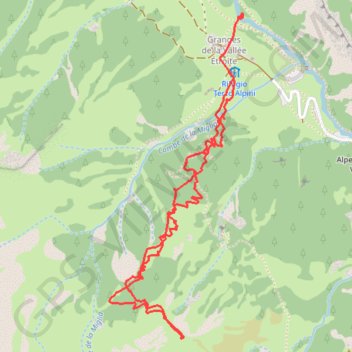 Trace GPS Muratiere, itinéraire, parcours