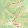 Trace GPS Circuit Margeride en ski nordique au départ du Giraldès, itinéraire, parcours