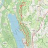 Trace GPS Col du Sapenay, itinéraire, parcours