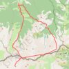 Trace GPS Boucle sur les crêtes du Pic du Géant depuis Prats-Balaguer, itinéraire, parcours