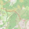 Trace GPS GRR2 De Bourg-Murat au gîte du Volcan, itinéraire, parcours