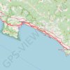 Trace GPS De Sestri Levante à Camogli, itinéraire, parcours