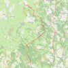 Trace GPS Traversée de la Lozère, itinéraire, parcours