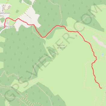 Trace GPS Plateau du Cornafion, itinéraire, parcours