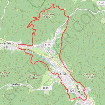 Trace GPS Tour du Florival, itinéraire, parcours