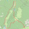 Trace GPS Les 3 bornes - Montagny, itinéraire, parcours
