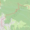 Trace GPS Cheminée des Fées (St. Gervais), itinéraire, parcours
