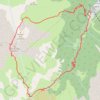 Trace GPS Col du Grand Roc Rouge, itinéraire, parcours