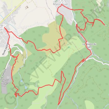 Trace GPS Saint Stapin - Contrast - Lacapelette, itinéraire, parcours