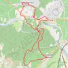 Trace GPS De Saint Bonnet à Vers par le pont du Gard, itinéraire, parcours