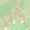 Trace GPS Les 1er Borrels (ouest) - HYERES - 83, itinéraire, parcours