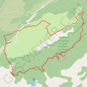Trace GPS Lavagnes - Mas d'Agre - Roc de la Vigne, itinéraire, parcours