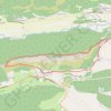 Trace GPS Crêtes du Bauroux, itinéraire, parcours