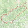 Trace GPS Entre Causses et vallées - Les 100 Km du Quercy, itinéraire, parcours