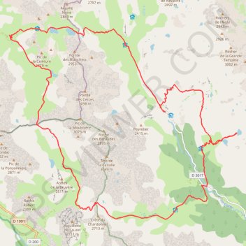 Trace GPS Près de valloire, itinéraire, parcours